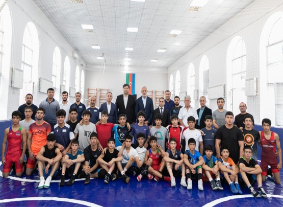 Azərbaycan Güləş Federasiyasının yeni təlim-məşq mərkəzi açılıb